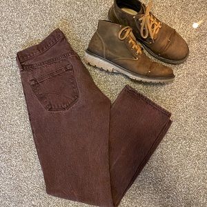 Exclusive Men’s Maroon Levi 511 Jeans